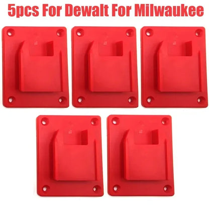 Tool Holders for Dewalt 14.4V 18V 20V Drill with 4 Mounting Nails Tool Mount Fit for Milwaukee M18 18V Tools Hanger