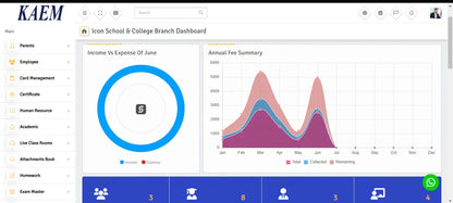 High End School Management Software System with customizations and third Party Software and hardware integrations