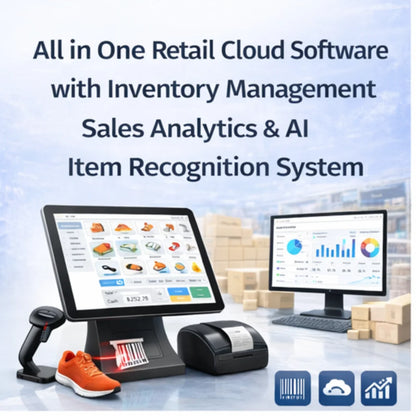 Advanced Retail Cloud Software with Smart Inventory Management Sales Analytics & AI Item Recognition Solutions