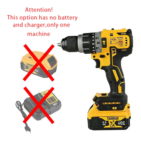 DEWALT DCD796 Cordless Brushless Impact Drill 20V Battery Portable Compact Rechargeable Power Tools for DIY And Professional Use