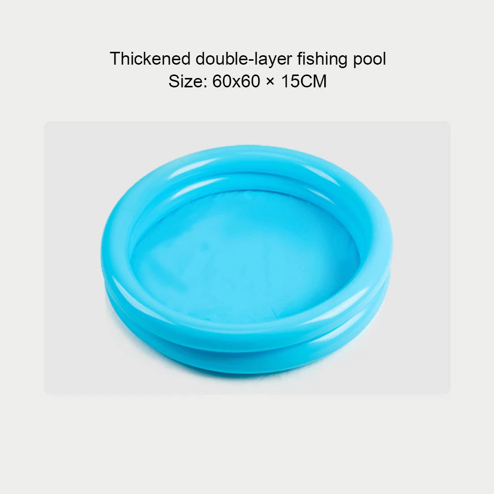 60cm Summer Baby Inflatable Swimming Pool Portable Kids Outdoor Paddling Infant Pool Round Children Bath Room Swimming Ring Toys
