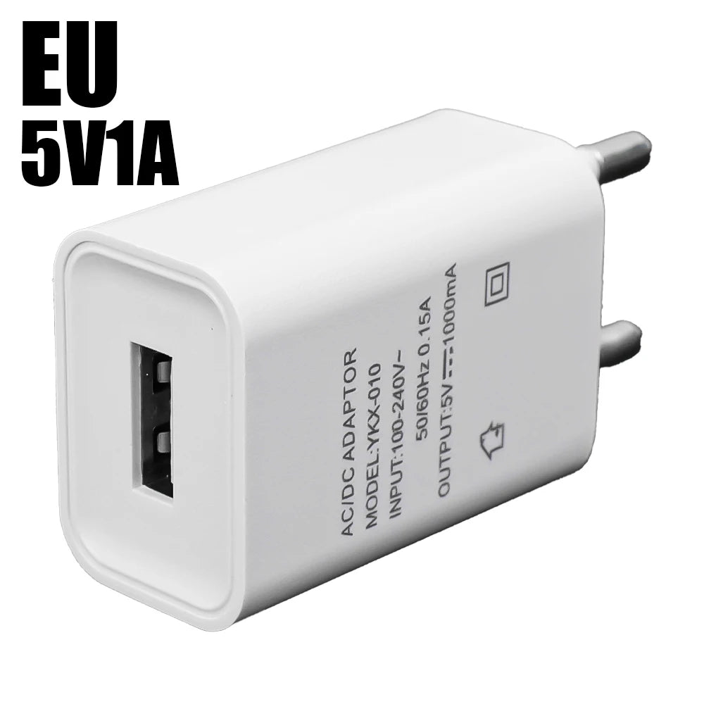5V 2A QC3.0 Quick Charging Mobile Phone Chargers USB High-speed Wall Charger Adapter for iPhone Samsung Xiaomi EU/US Plug