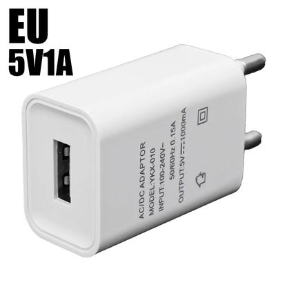 5V 2A QC3.0 Quick Charging Mobile Phone Chargers USB High-speed Wall Charger Adapter for iPhone Samsung Xiaomi EU/US Plug