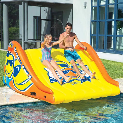 Inflatable Water Play Facilities Children's Inflatable Slide Pool Water Play Double Slide Outdoor Swimming Pool Slide
