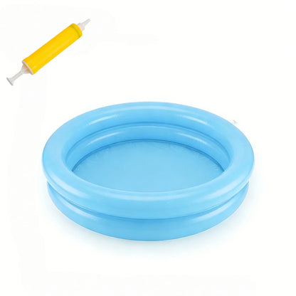 Summer Inflatable Swimming Pool, Round Portable Pool for Indoor Outdoor Use, Suitable for Toddlers 0-3 Years Old