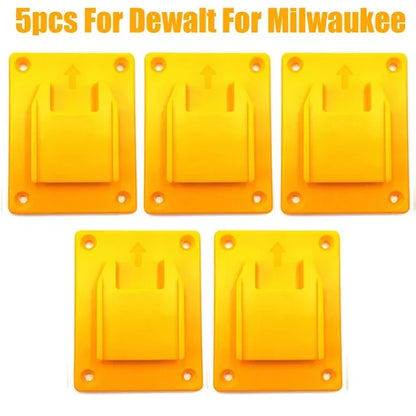 Tool Holders for Dewalt 14.4V 18V 20V Drill with 4 Mounting Nails Tool Mount Fit for Milwaukee M18 18V Tools Hanger