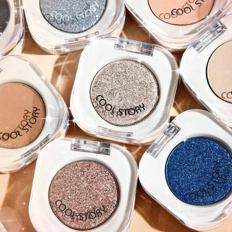 Eyeshadow Palette - Matte & Shimmer Nude Colors, Multi-Use Makeup Palette for Eyes & Face, Smooth Formula, Long Lasting Pigment