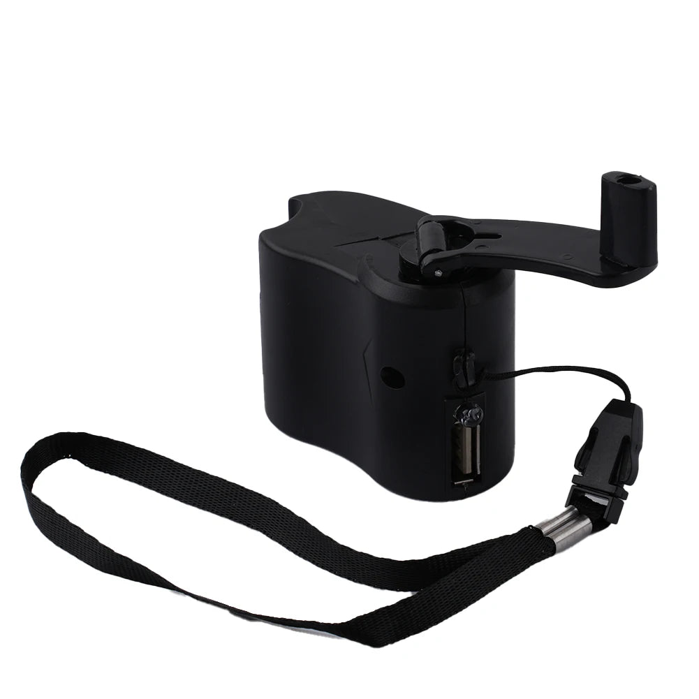 5.5V Hand Crank Phone Charger (USB Cable Not Included)Generator Manual Dynamo Mobile Charge Electric Equipment Parts Tools