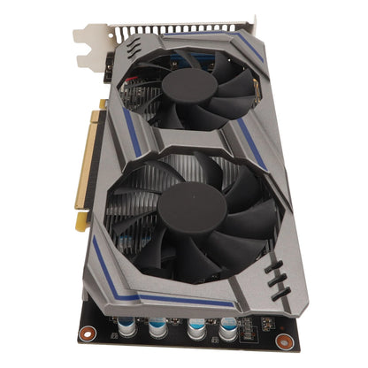 Graphics Card 128BIT GDDR5 PCI Express2.0 Double Fan Desktop PC Computer Discrete Gaming Graphics Card Double Fan Graphics Card