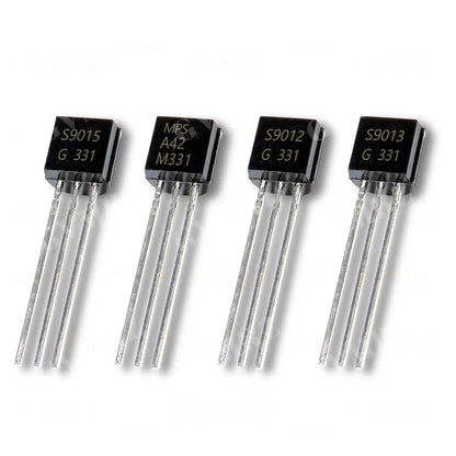 180PCS 18Values TO-92 Transistor Kit (S9012/S8050/C1815/MMBT5551 etc.) for Arduino DIY Electronic Project S8050 C1815 MMBT5551