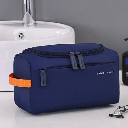 3-in-1 Travel Toiletry Bag Oxford Cloth Lightweight Waterproof Shaving Bag Handheld Makeup Bag Makeup Organizer Business