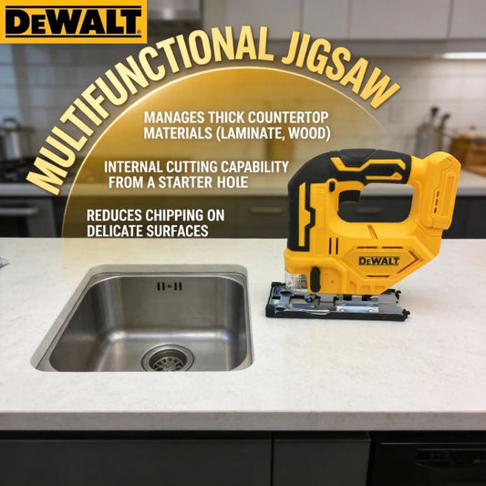 DewaltBrushless Curve Saw 20V Cordless Electric Jig Saw Portable Multifunction Adjustable Woodworking Power Tool（only machine）