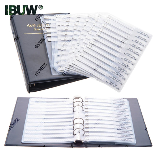 Capacitors Kit SMD Capacitor Sample Book 0201 0402 0603 0805 1206 Assortment Pack DIY