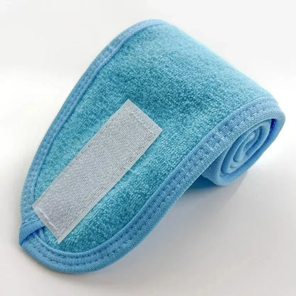 Fashion Women Wide Hairband Adjustable Makeup Wash Face Toweling Hair Wrap Headbands Face Washing Yoga Hair Make Up Accessories
