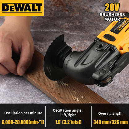 DEWALT 18V Brushless Oscillating Tool, Universal Treasure Design for Cutting Polishing Shovel Cleaning Multifunctional Work
