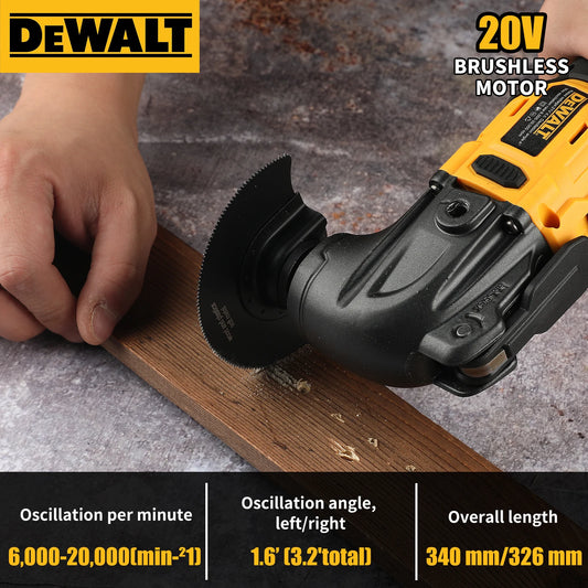 DEWALT 18V Brushless Oscillating Tool, Universal Treasure Design for Cutting Polishing Shovel Cleaning Multifunctional Work