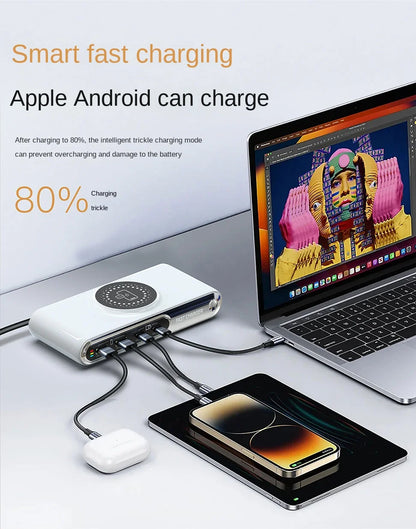 Mobile Phone Fast Charging 6-in-1 Multi-Function Charger Fast Charging 2PD Port Total Power 72W Single-port Maximum 45W Charger