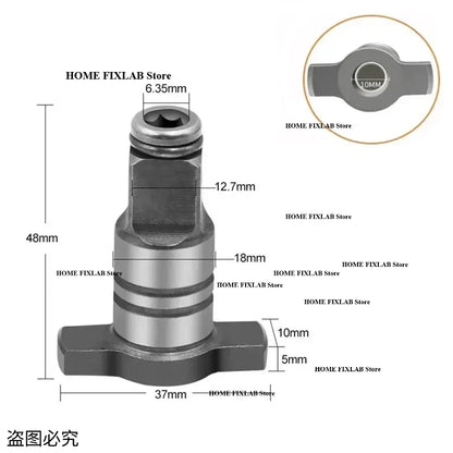 For Parkside A1 B2 for Dewalt Tools Wrench Spindle Anvil for Electric Brushless Impact Shaft Accessories Refitted Screwdriver