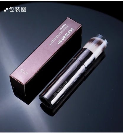 1pc Hourglass Finish Foundation Makeup brushes Vanish Foundation Make up brush metal handle Concealer Bronzer high end with box