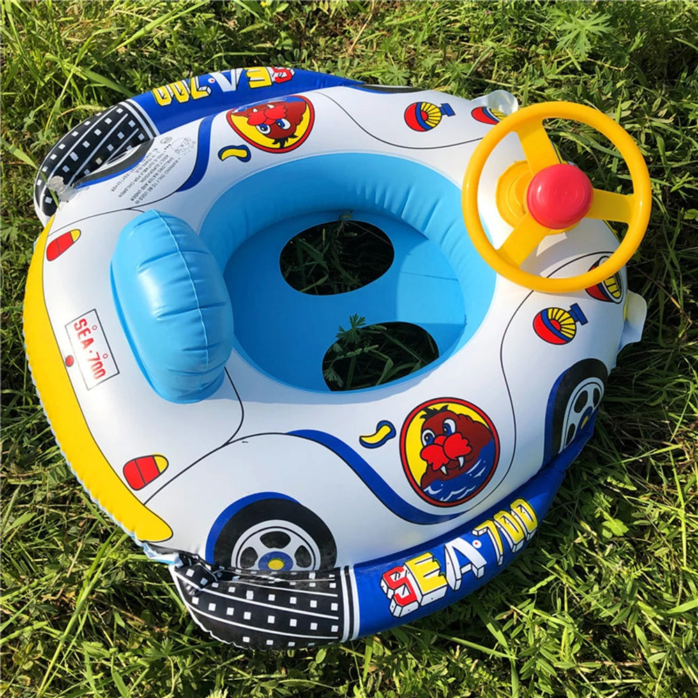 Baby Swimming Pool Float for Kids Child Pool Toys Inflatable Pool Swimming Float Car Air Mattress Beach Party Pool Accessories