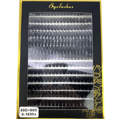 AMSDCN 100/280 clusters 30D 40D 60D 80D curly eyelashes naturally soft DIY makeup false eyelashes