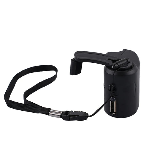 5.5V Hand Crank Phone Charger (USB Cable Not Included)Generator Manual Dynamo Mobile Charge Electric Equipment Parts Tools