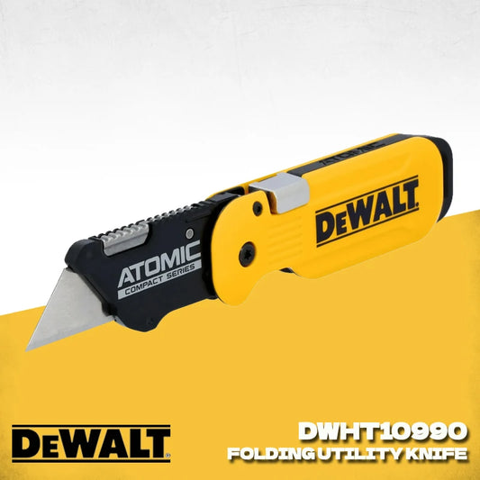 DEWALT DWHT10990 ATOMIC COMPACT SERIES Push And Flip Folding Utility Knife Hand Tools