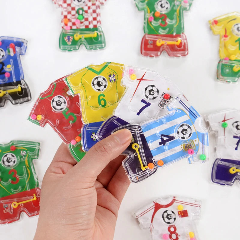 1/10/20pcs Soccer Maze Party Favors, Football Theme Pinball Game Toys, Goody Bag Fillers for Kids Birthday Christmas Gift