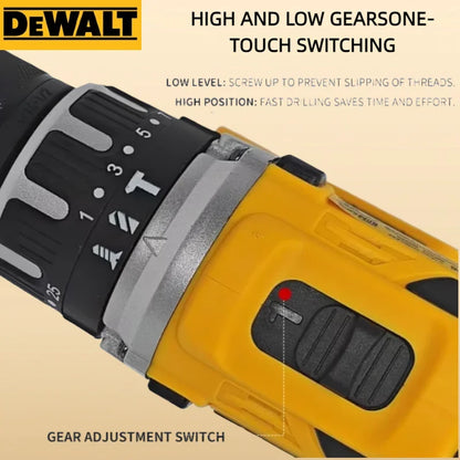 Dewalt Brushless Cordless DCD796 Impact Drill, Multifunctional Rechargeable Electric Screwdriver Power Tools