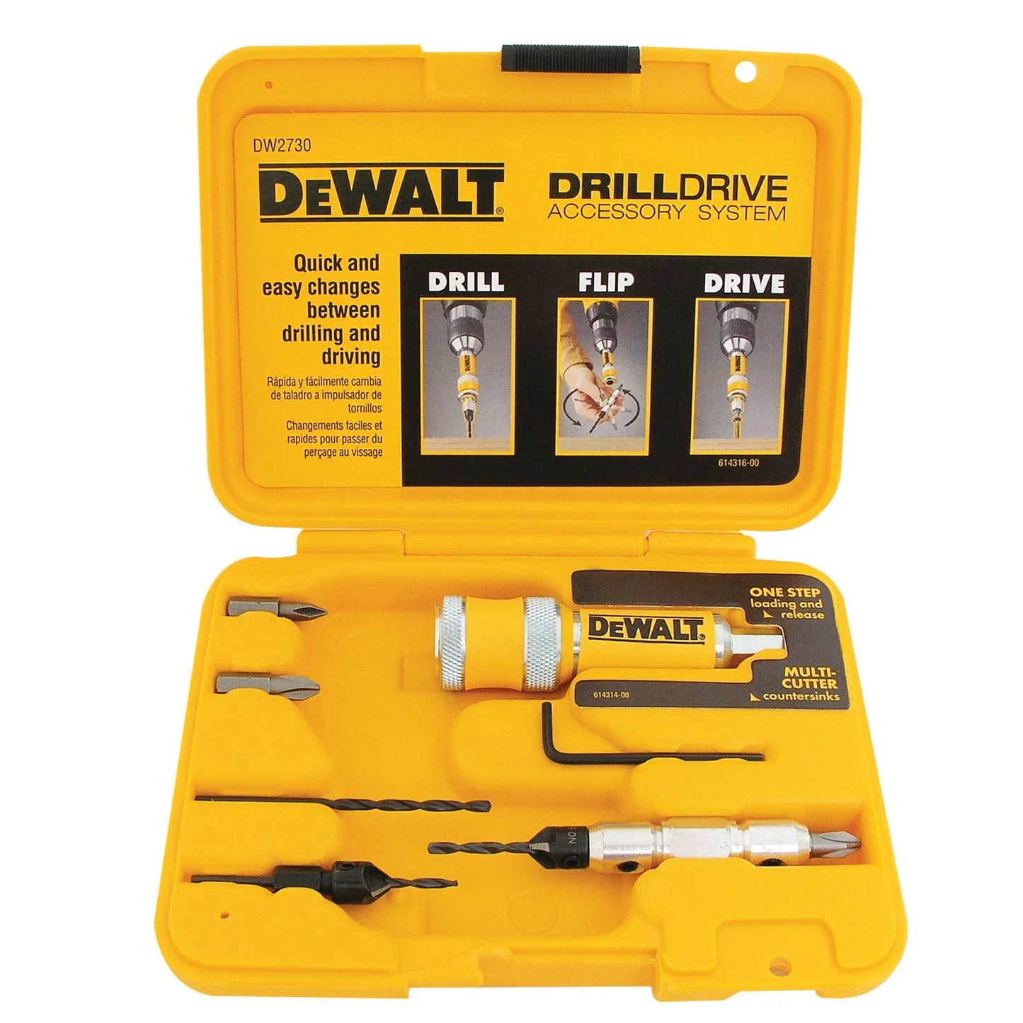 DEWALT DW2730 8 PC Drill/Drive Kit Power Tool Accessories Woodworking
