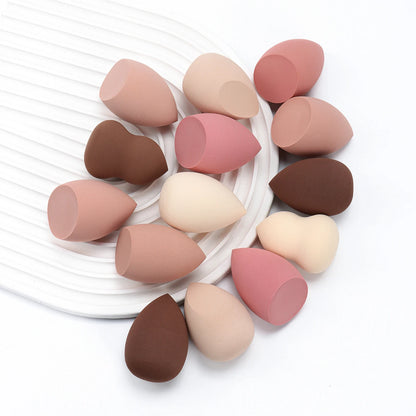 3/8/12/16/24/32/48Pcs Milk Coffee Makeup Sponge, Suitable for Applying and Setting Makeup, Suitable for All Skin Types