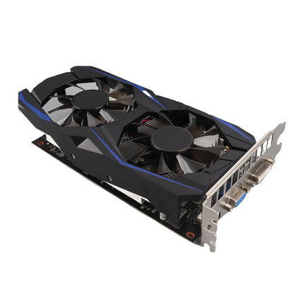 Computer Graphics Card Good Performance Low Noise Graphics Card Small Size 128bit  Bit Width for Dual Fan Desktop Computer