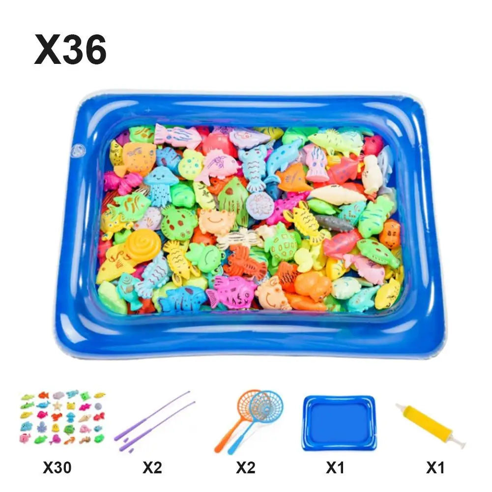 Children Bathtub Fishing Toy Swimming Bathing Pool Water Floating Fish Toy Parent-child Interactive Toys Game Children Toys new