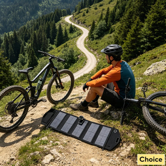 EESbao 25W-100W Energy Efficient Foldable Solar Panel 5V USB Waterproof for Outdoor Wild Adventure Power Supply