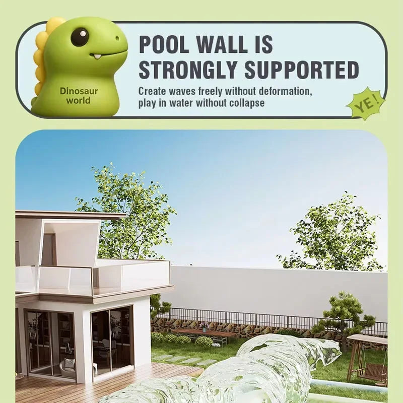 Children's Inflatable Swimming Pool PVC Home Outdoor Large Family Pool Thickened Plastic Adult Paddling Pools Garden Water Games