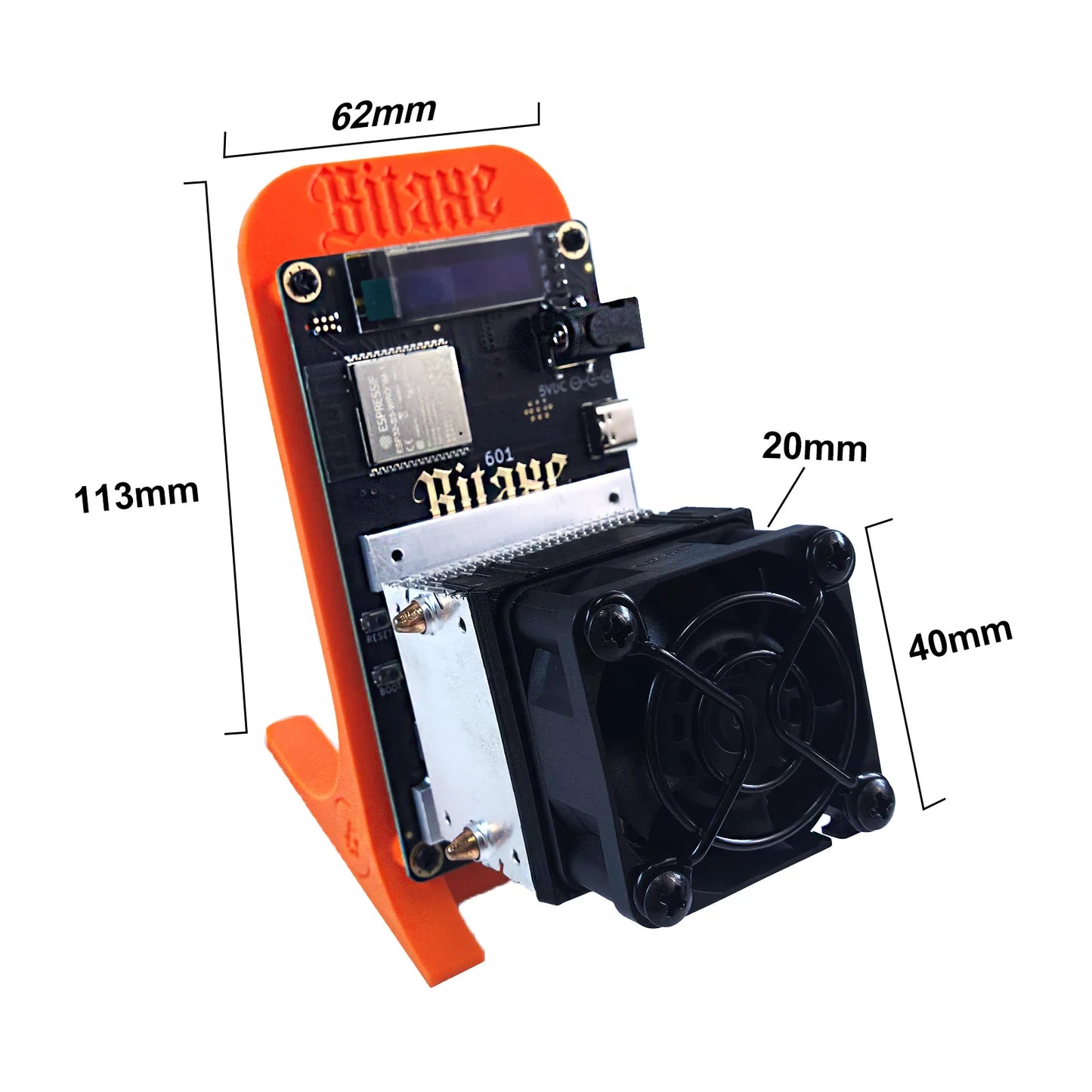 Bitaxe Gamma 602 Bitcoin Miner 1.5-1.7TH/s BM1370 Open Source Solo BTC Mining Machine Low Power with PSU