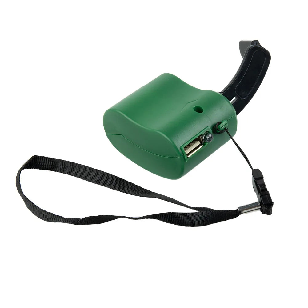 5.5V Hand Crank Phone Charger (USB Cable Not Included)Generator Manual Dynamo Mobile Charge Electric Equipment Parts Tools