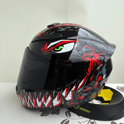Full Face Motorcycle Helmet Men Women DOT Winter Safety Anti-Fog Waterproof Riding Motorbike Helmet Casco Motocross