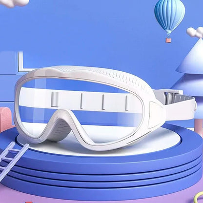 Children's swimming goggles; anti-fog and anti-ultraviolet; wide-angle swimming goggles; waterproof children's pool glasses; sui