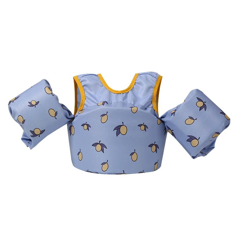 Swim Vest for Kids, Toddler Pool Floaties, Children Swimming Vest with Adjustable Strap, Swim Jacket Water Wing Arm Float Beach