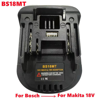 Power Tool Adapter DM18M MT20BSL Converter For Bosch For BlackDecker 18V Li-ion Battery for Makita/Milwaukee/Dewalt Tools