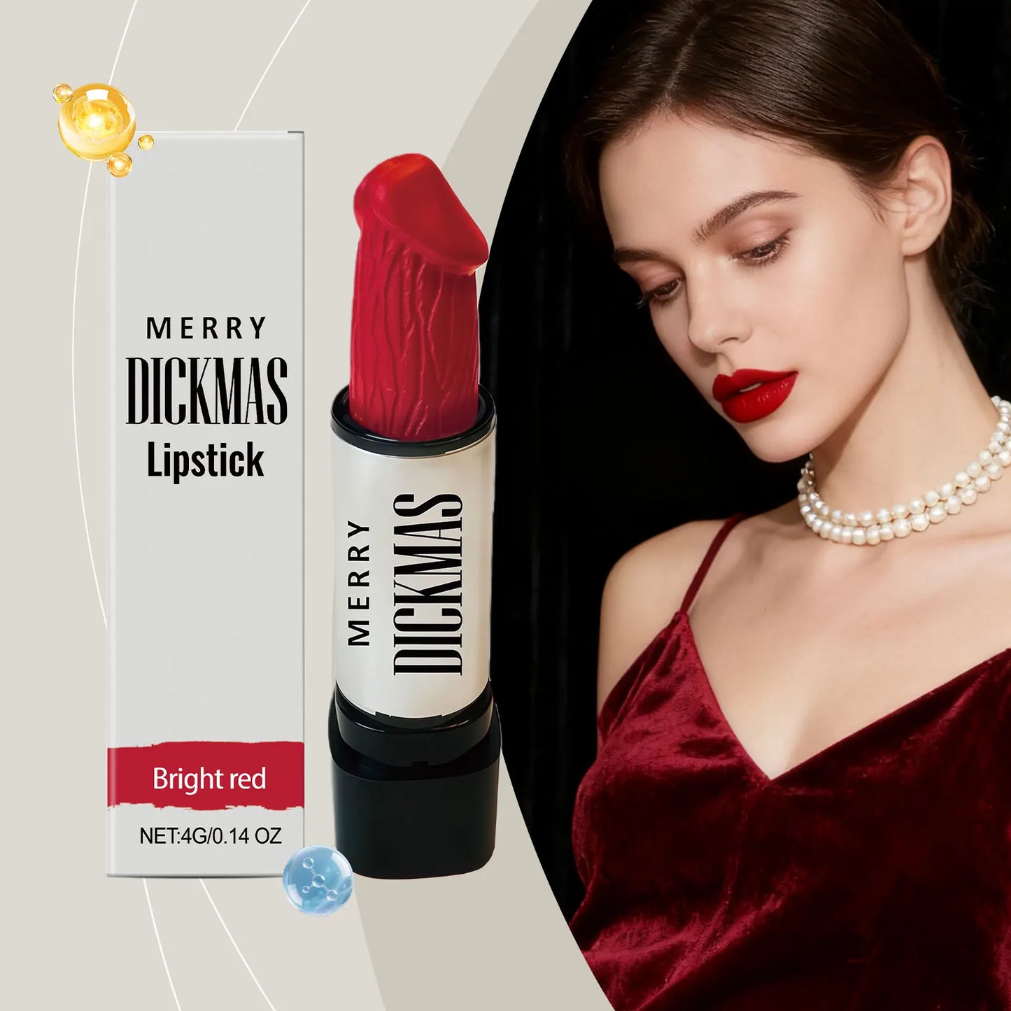 Secret Party Christmas Lipstick Long Lasting Matte Shimmer Silky Smooth Velvet Lipstick High Rendering Women Makeup Cosmetic