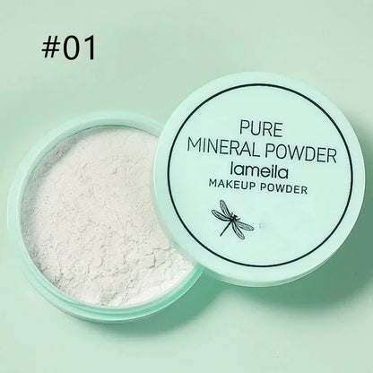 Smooth Finish Loose Powder Light and Transparent Makeup Setting Powder Oil Control Long-lasting Matte Effect Makeup Powder