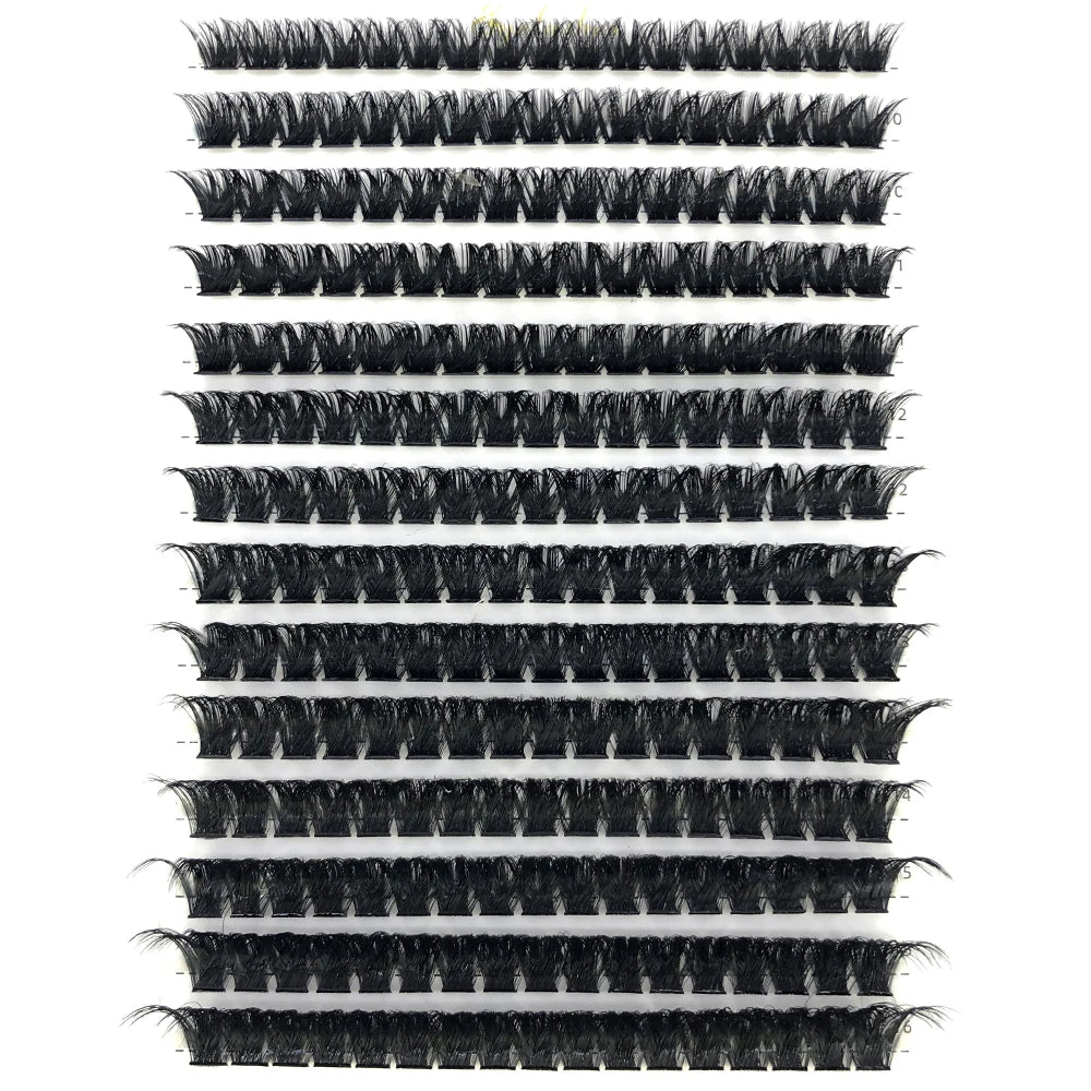 AMSDCN 100/280 clusters 30D 40D 60D 80D curly eyelashes naturally soft DIY makeup false eyelashes