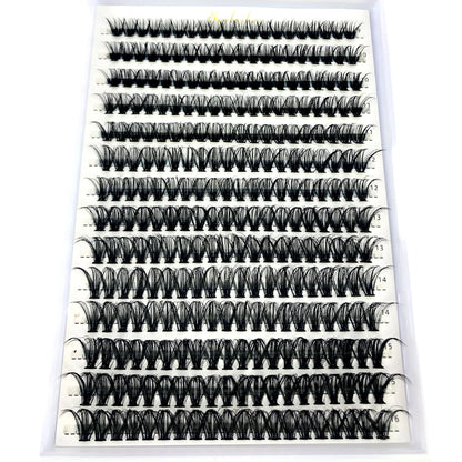 AMSDCN 100/280 clusters 30D 40D 60D 80D curly eyelashes naturally soft DIY makeup false eyelashes