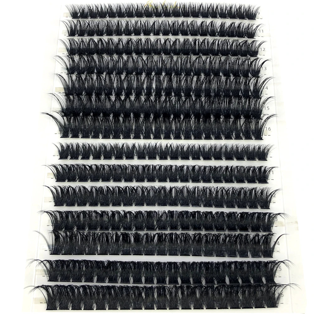 AMSDCN 100/280 clusters 30D 40D 60D 80D curly eyelashes naturally soft DIY makeup false eyelashes