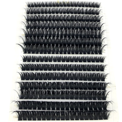 AMSDCN 100/280 clusters 30D 40D 60D 80D curly eyelashes naturally soft DIY makeup false eyelashes