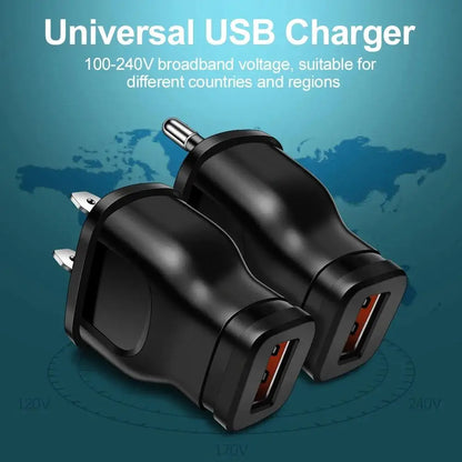 Mobile Phone Chargers AC 5V 1A USB Charger Mini Power Adapter Travel Wall Charger US EU Plug For iPhone Huawei Realme Redmi OPPO