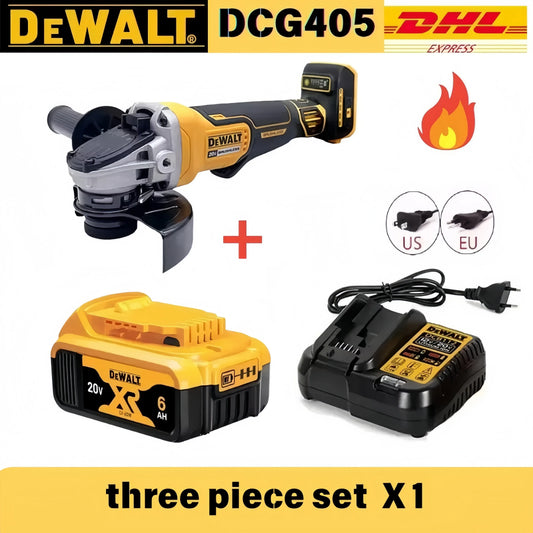 DEWALT DCG405 125mm flat head angle grinder bare machine tool cutting machine 18V lithium battery brushless tools