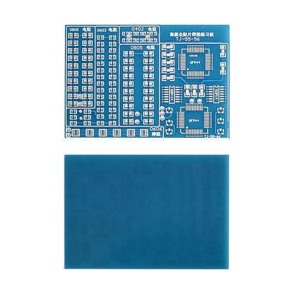 1kit SMT SMD Component Welding Practice Board Soldering DIY Kit Resitor Diode Transistor By start Learning Electronic